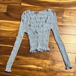 Urban Outfitter’s Women's Blue Ribbed Top